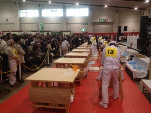 ふくいそばまつりは、福井県内新そば食べ比べや歴代名人のそば打ち、全日本素人そば打ち名人大会で大いに盛り上がりました。